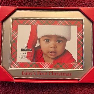 Brand New Baby's First Christmas Frame